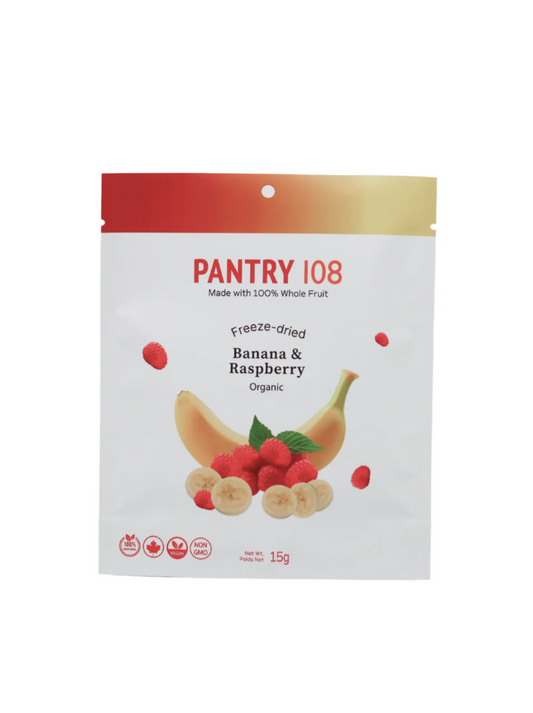 Freeze-dried Banana & Raspberry